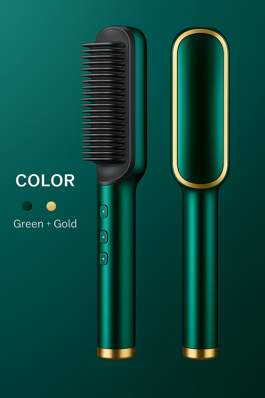 Silkiva™ Hair Straightening Comb — Salon-Smooth Hair in Just Minutes a Day